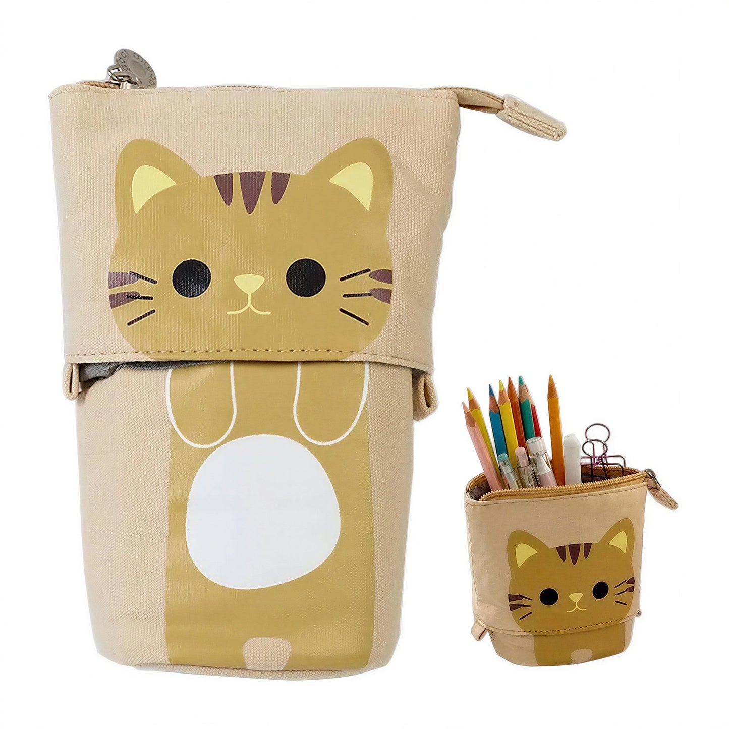 Trousse à crayons rétractable à motif de chat mignon Pour toi Mon chat