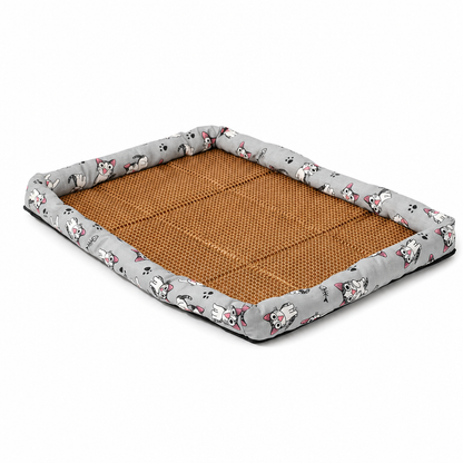 Tapis Rafraichissant Chat En Rotin Respirant Pour toi Mon chat