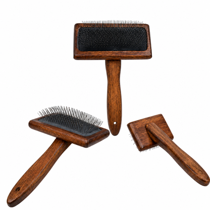Brosse Chat Poil Long Durable en Bois Pour toi Mon chat