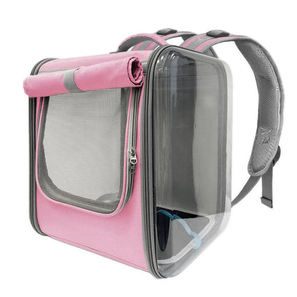 Sac à dos carré de transport spacieux pour chat Pour toi Mon chat