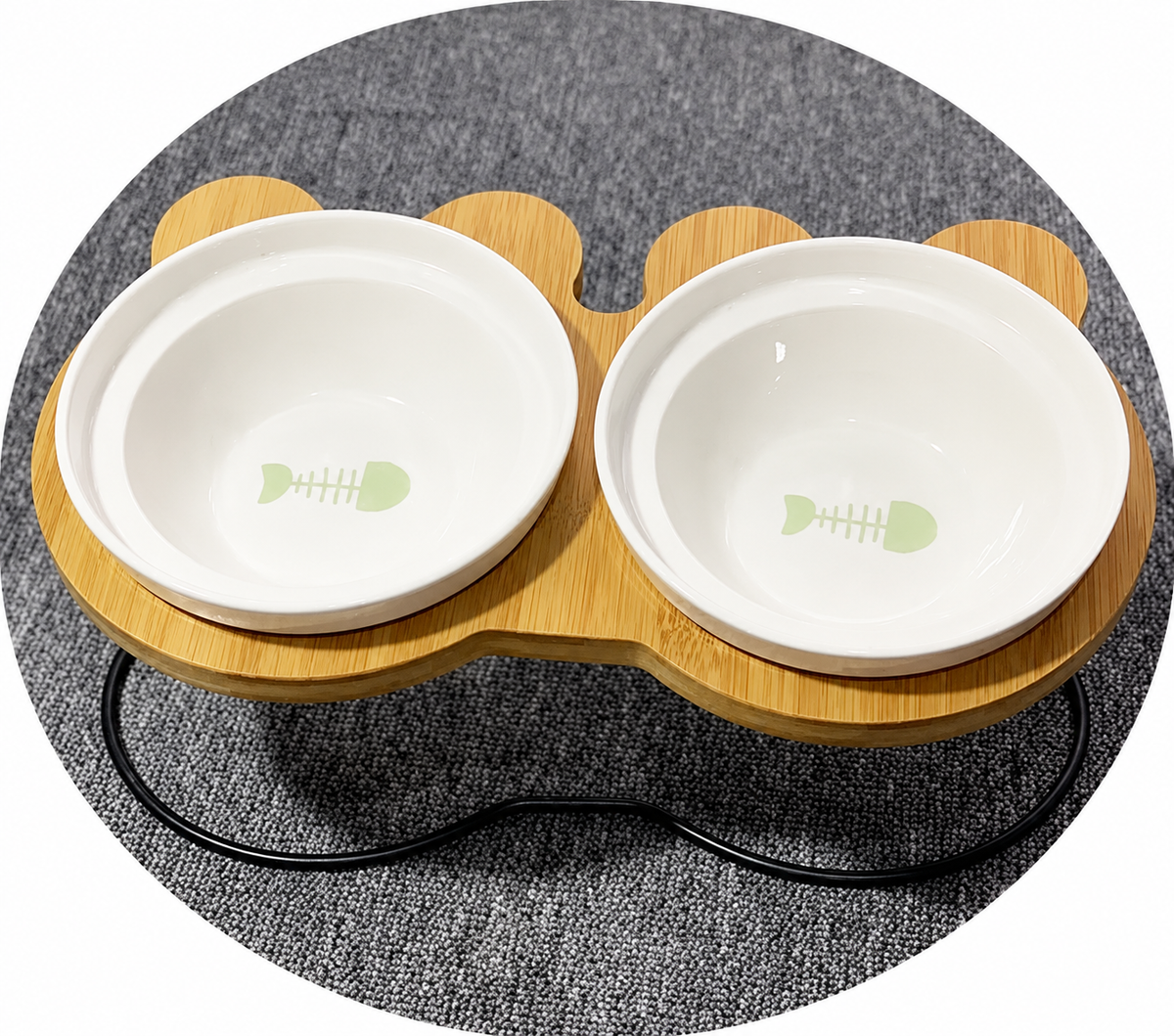 Bols d’alimentation et de boisson en céramique pour chats - MonChatBol™ Pour toi Mon chat