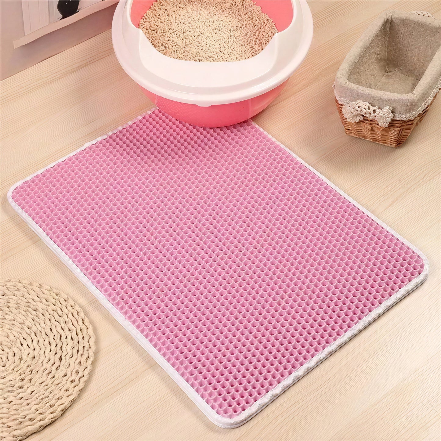 Tapis capteur de litière pour chats - StopLitière™ Pour toi Mon chat