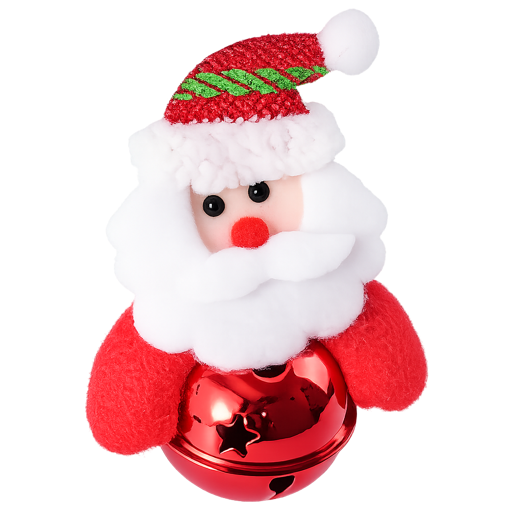 Noël Jouets en Peluche, décors de Noël, Père Noël, Bonhomme de neige, Renne, Nounours, clochette, grelot, poupées - Pour Chat - GrelotNoëlChat™ Pour toi Mon chat