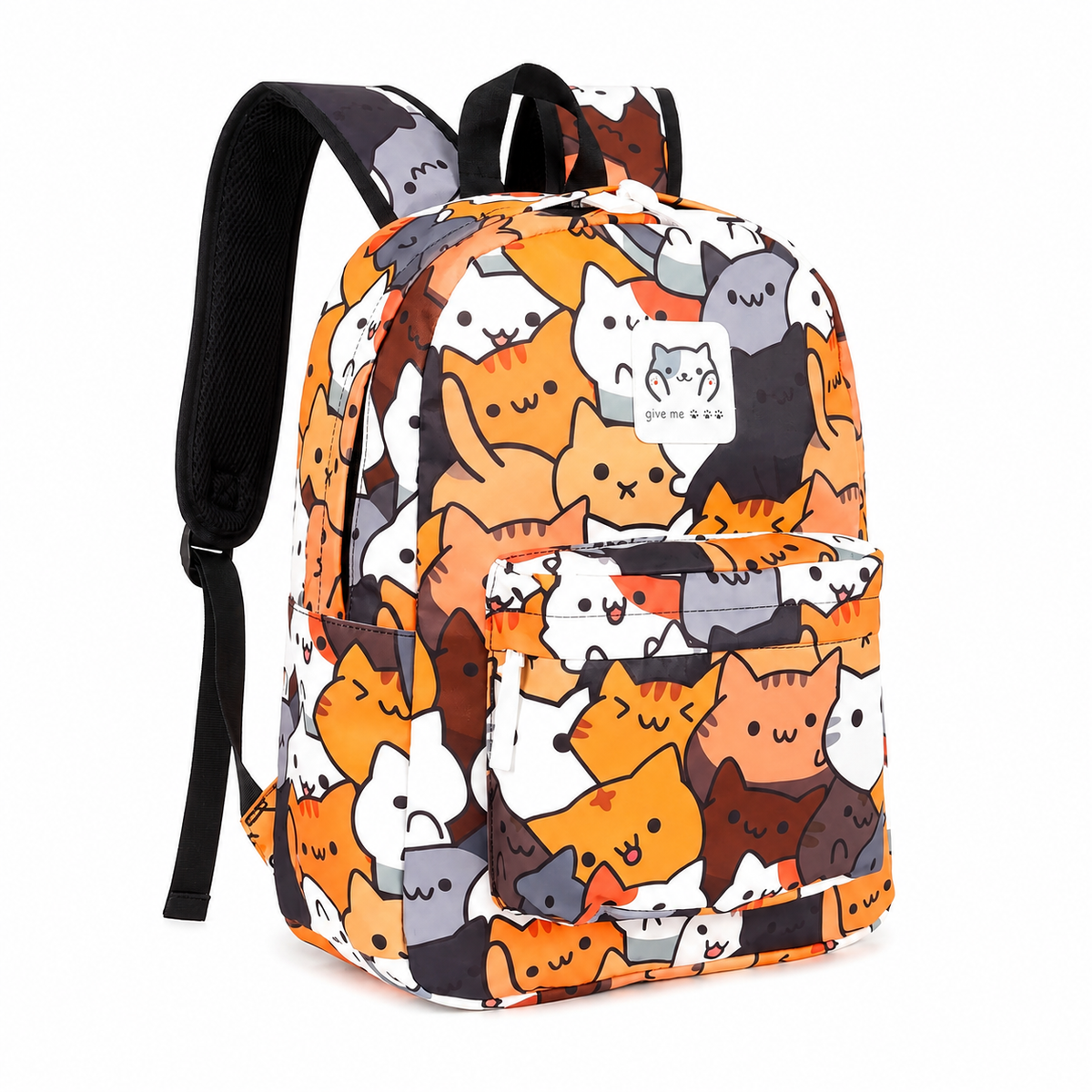 Sac à dos avec motifs de chats mignons pour filles et garçons - vue 1