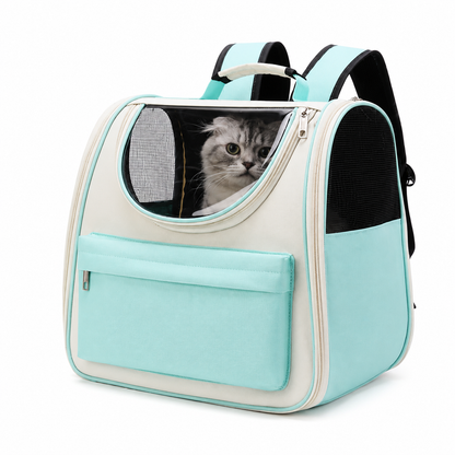 Sac de transport respirant pour chat Pour toi Mon chat