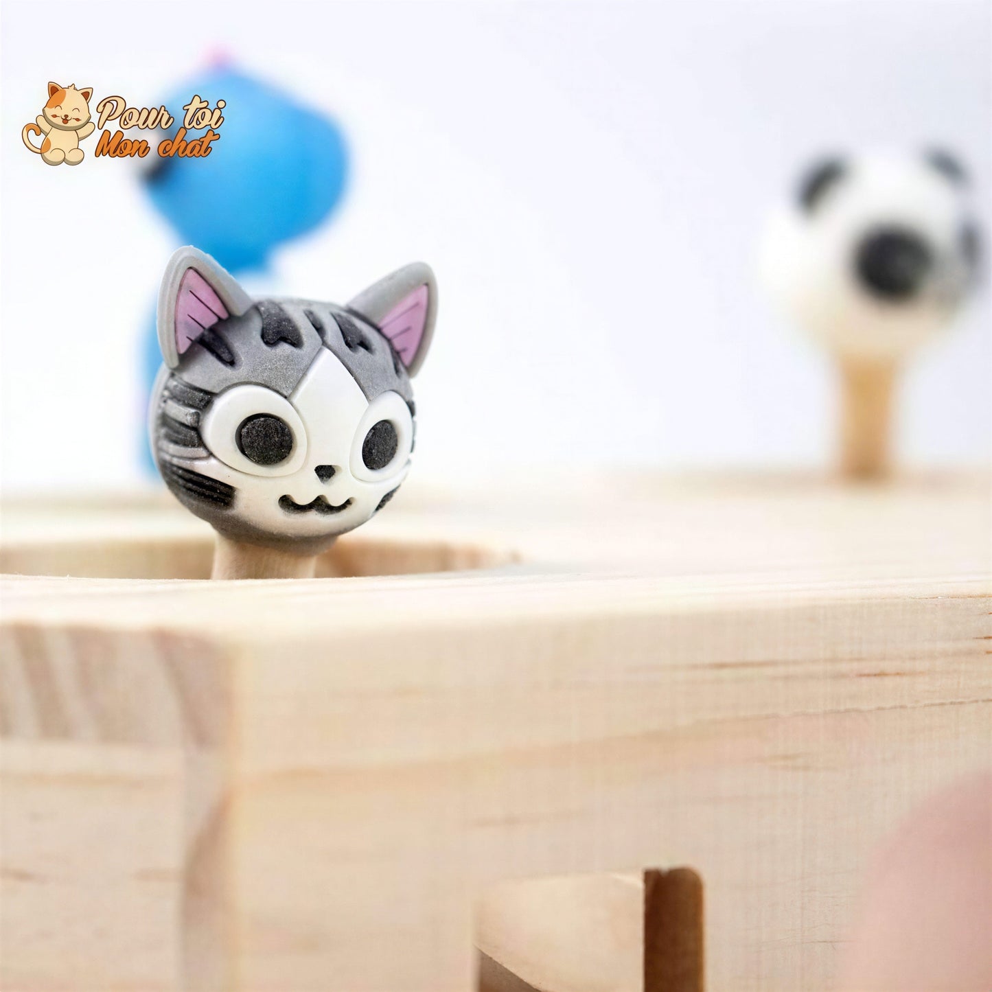 Jeu éducatif en bois - AttrapCat'™ Pour toi Mon chat
