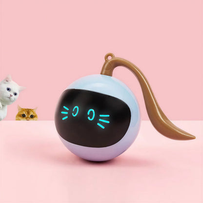 Balle interactive rotative et intelligente à LED pour chaton Pour toi Mon chat