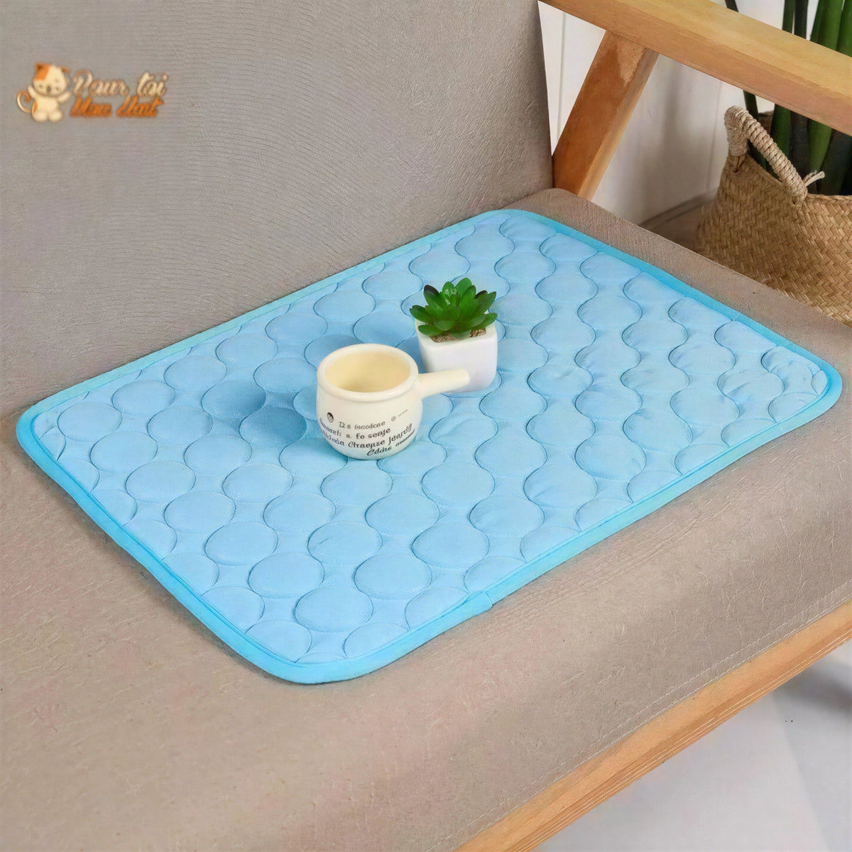 Tapis rafraîchissant & reposant - CHATauFrais™ Pour toi Mon chat