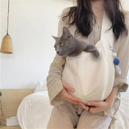 Sac à main en toile fait à la main pour chat Pour toi Mon chat