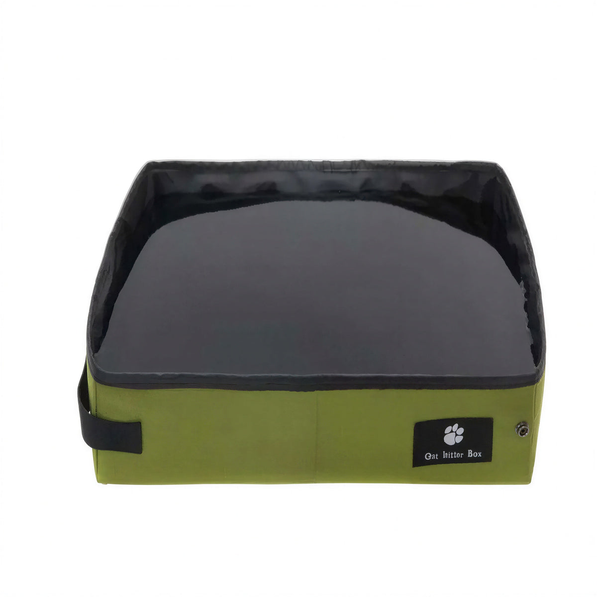 Bac à litière simple et pliable en tissu oxford pour chat Pour toi Mon chat