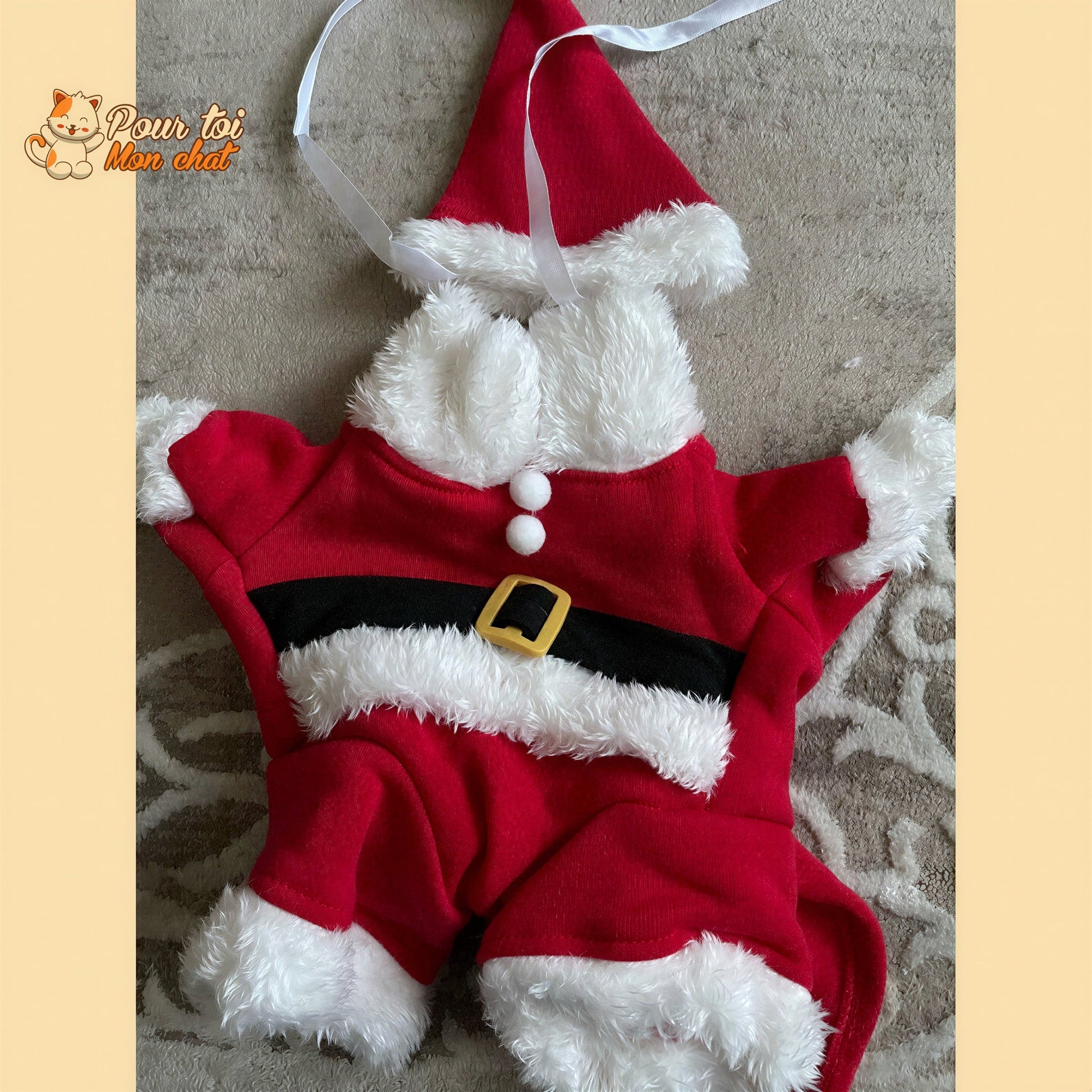 Noël - Déguisement de Père Noël pour Chat - Chat’Noël™ Pour toi Mon chat