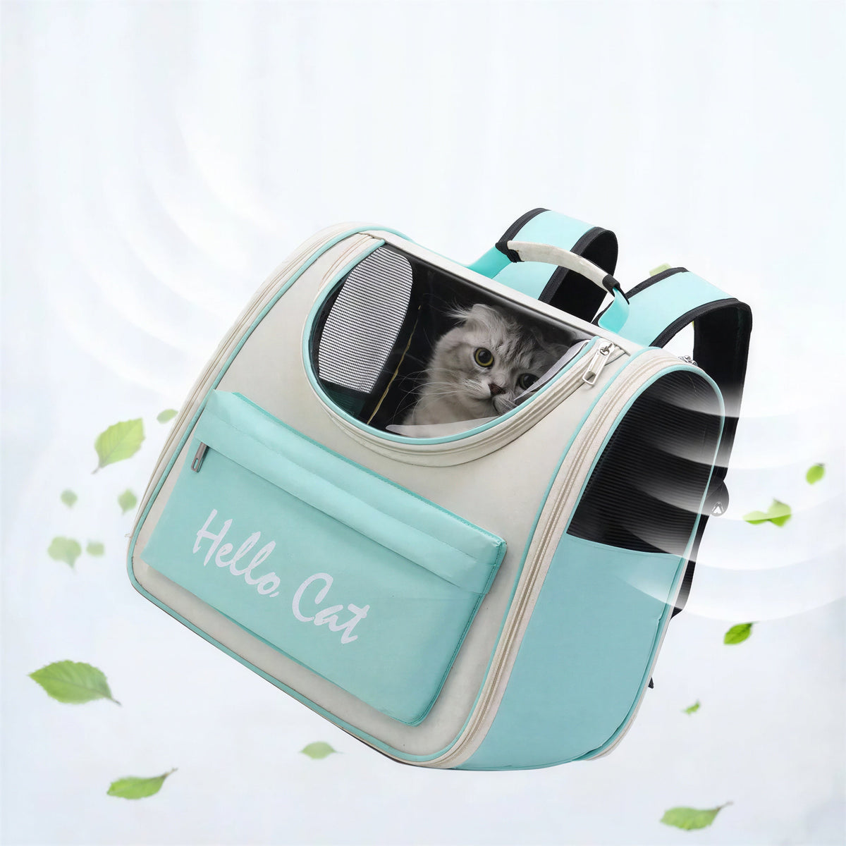 Sac de transport respirant pour chat Pour toi Mon chat