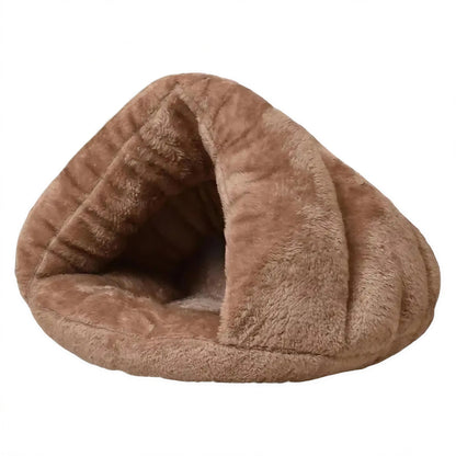 Lit Pour Chat En Forme De Triangle Matière Peluche Douce Pour toi Mon chat