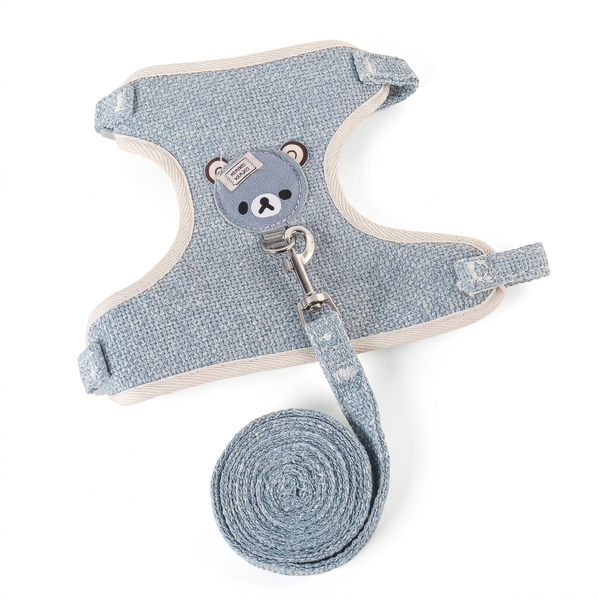 Sangle de poitrine en glaçure avec design d'ourson pour chat Pour toi Mon chat