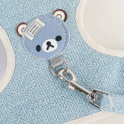 Sangle de poitrine en glaçure avec design d'ourson pour chat Pour toi Mon chat