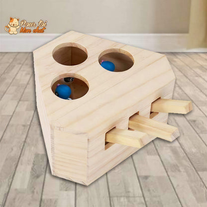 Jeu éducatif en bois - AttrapCat'™ Pour toi Mon chat