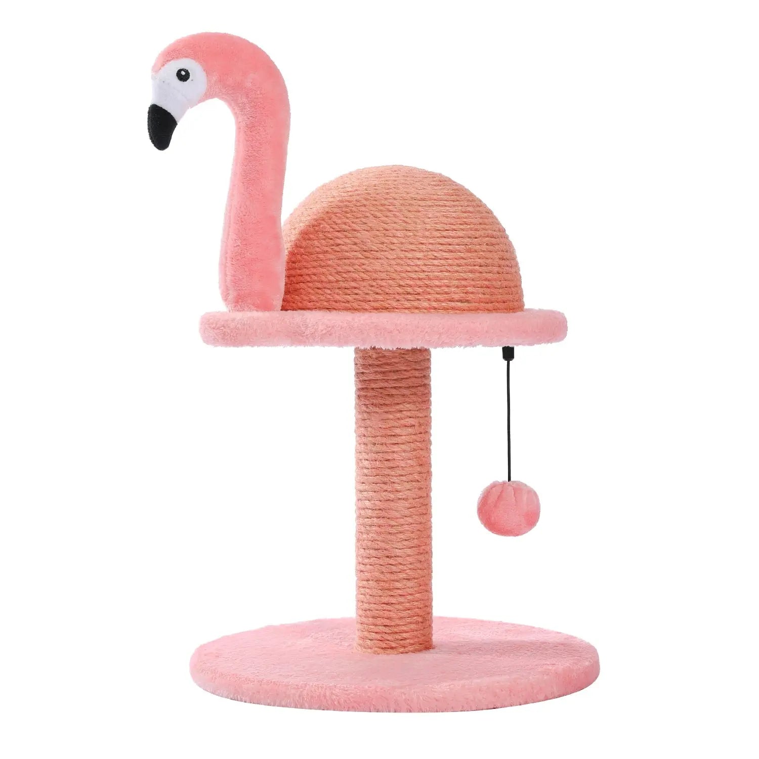 Arbre à chat en forme de flamand rose Pour toi Mon chat