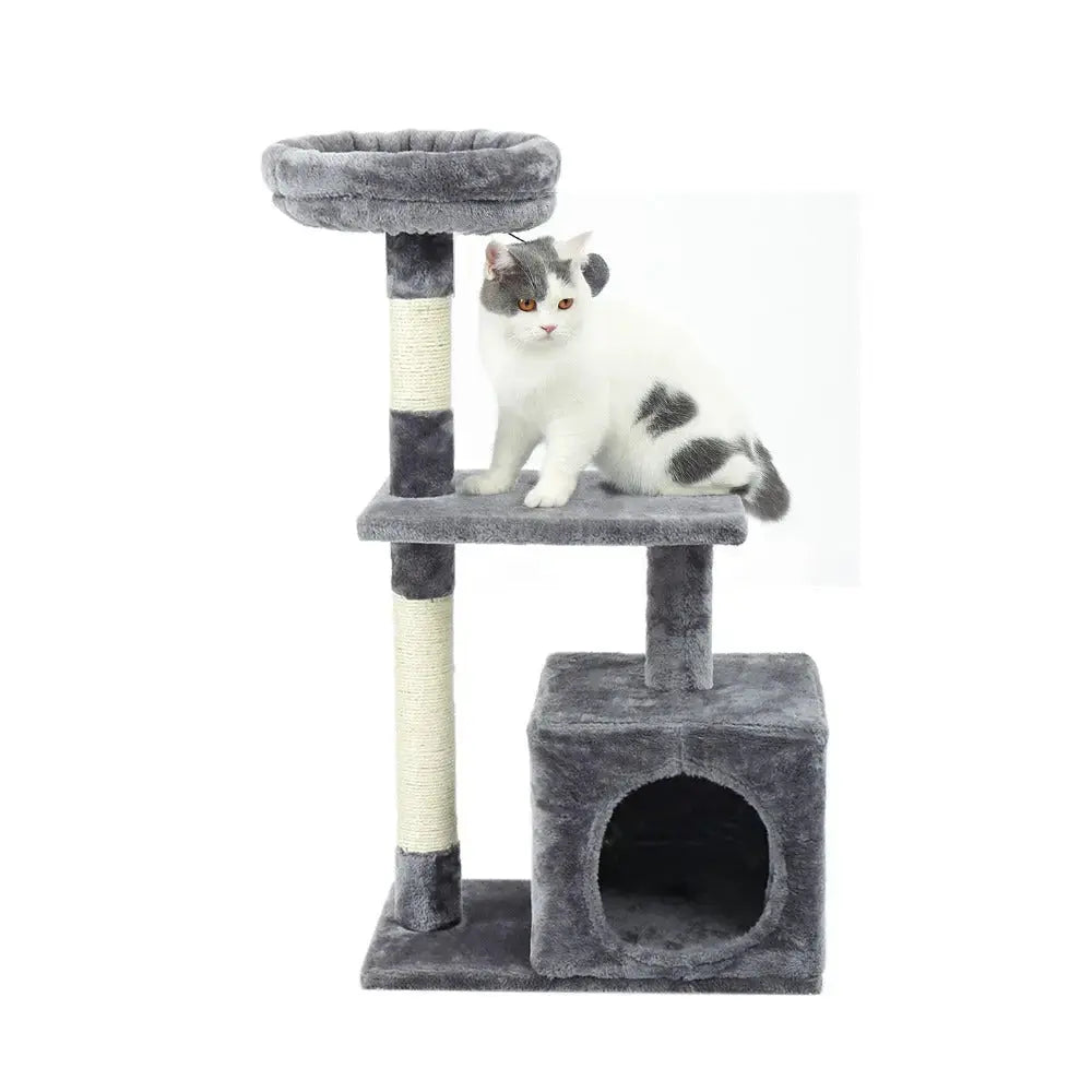 Arbre à chat avec plateforme et boule pendante Pour toi Mon chat