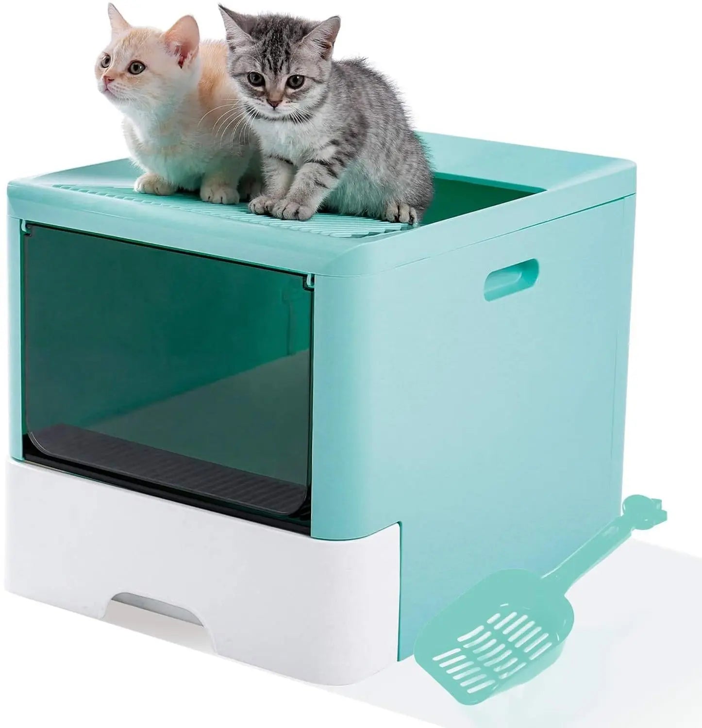 Bac à litière avec pelle pour chat Pour toi Mon chat