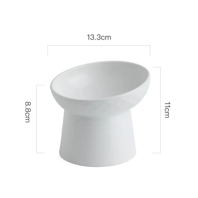 Bol d'eau et de nourriture en céramique style nordique pour chats Pour toi Mon chat