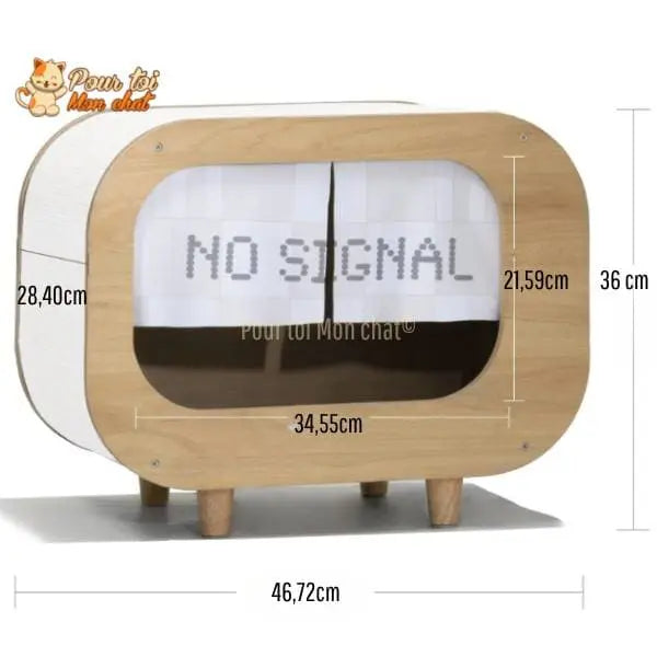 CABANE, LIT, MAISON - POUR CHAT MODERNE EN BOIS - TheRadioChat™ - Pour toi Mon chat