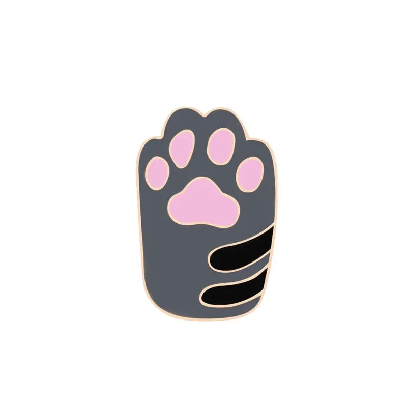 Épingles colorées de pattes de chat Pour toi Mon chat