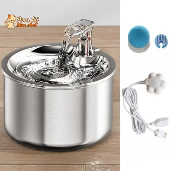 Fontaine à eau pour chat avec capteur de mouvement - Pour toi Mon chat