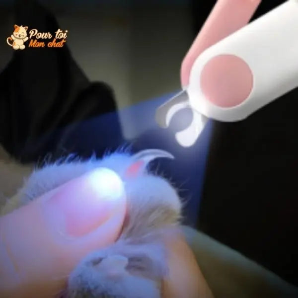 Coupe ongles sécurisé à LED - chat - chien - lapin - GriffouNet’™ - Pour toi Mon chat