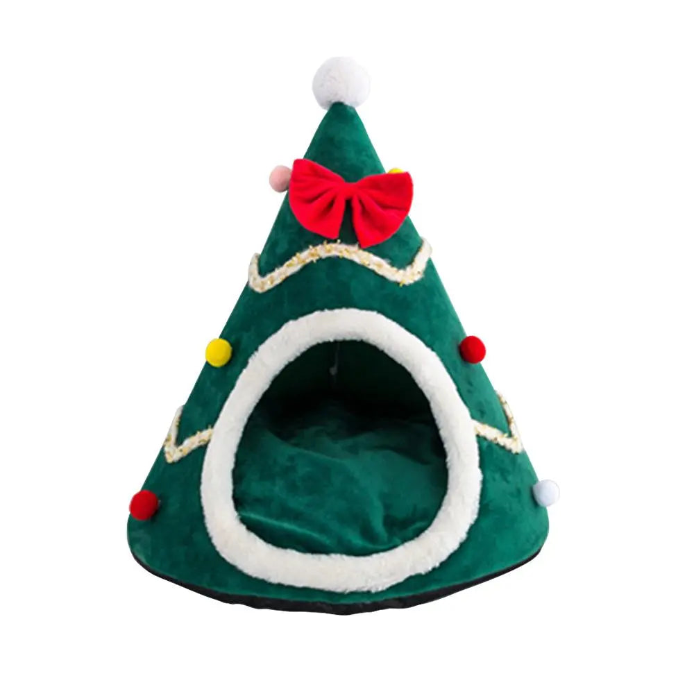 Noël Lit et Coussins en forme de Renne, Citrouille, Botte et Sapin de Noël - pour Chat - NOËLdeCHAT™ - Pour toi Mon chat