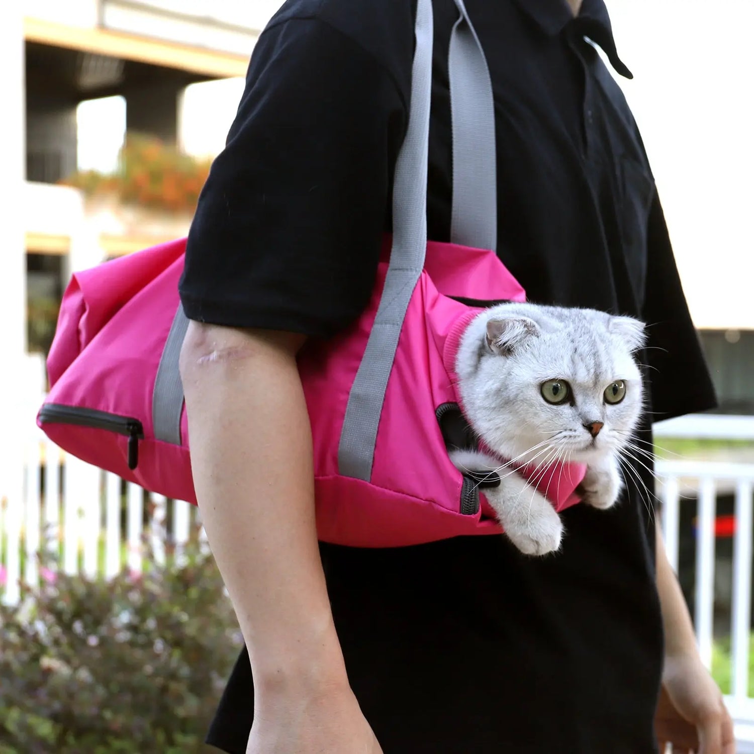 Sac de transport multifonctions pour chats Pour toi Mon chat