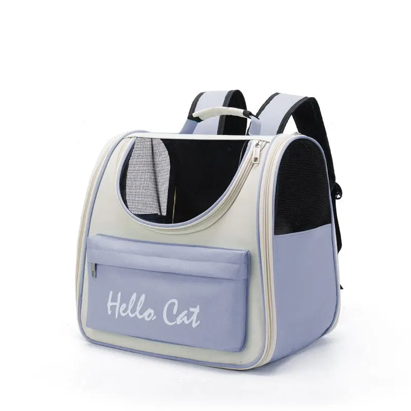 Sac de transport respirant pour chat Pour toi Mon chat