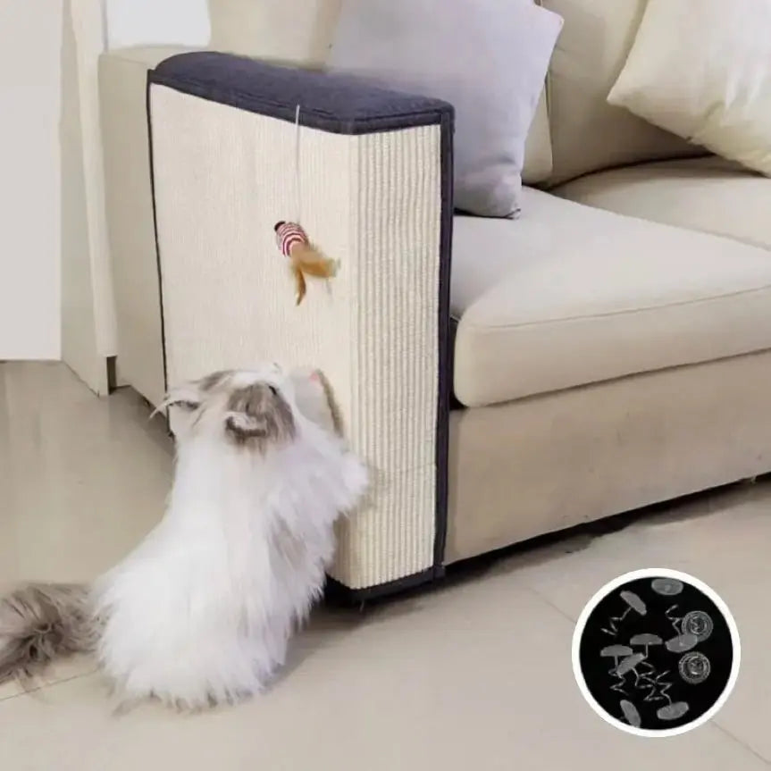 Tapis à gratter en sisal naturel pour chat Pour toi Mon chat