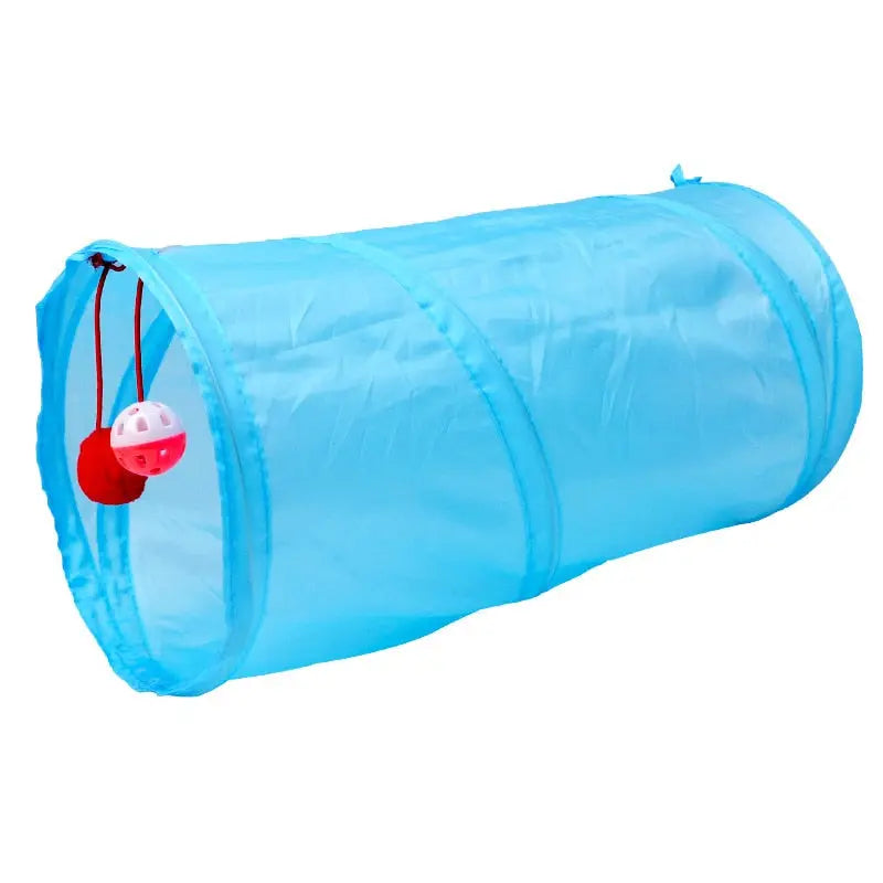 Tube de jeu pliable à deux trous pour chaton Pour toi Mon chat